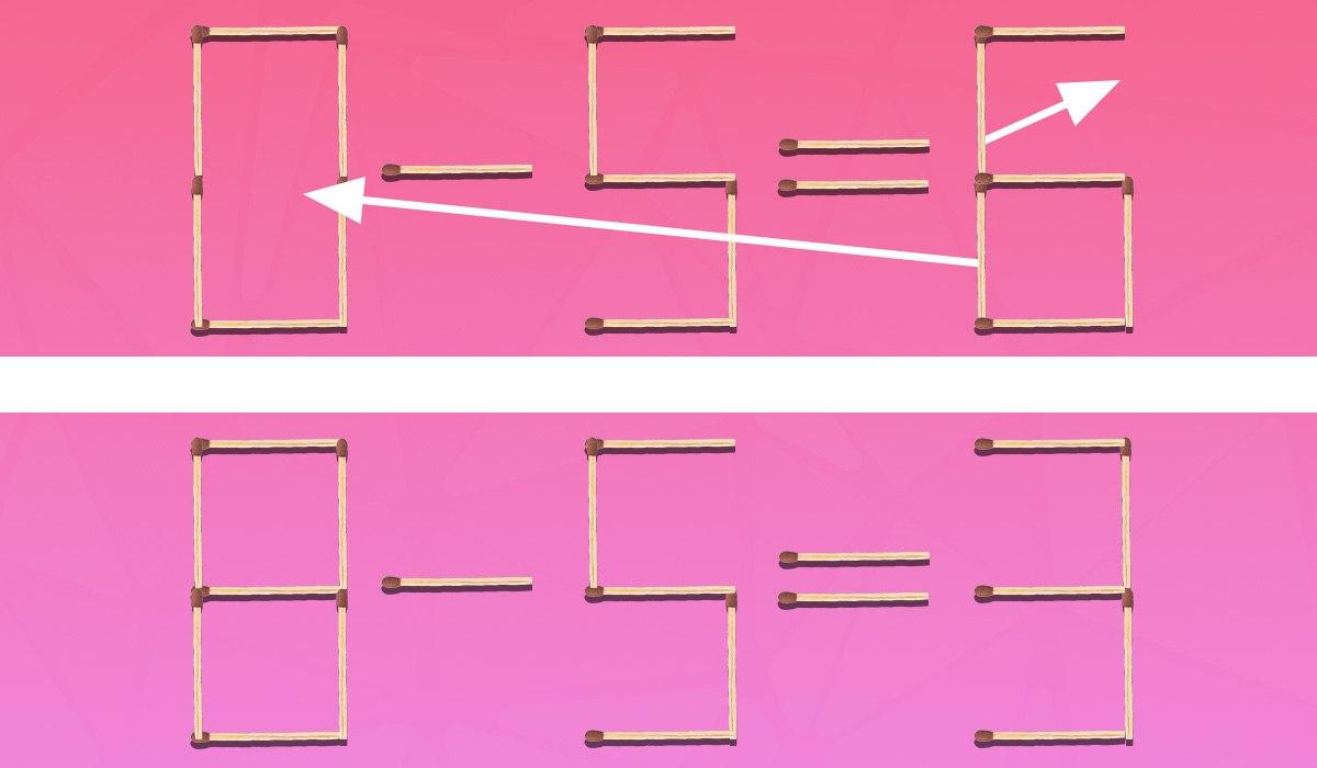 Morate povući 2 šibice da bi jednakost bila točna: jednostavan IQ test