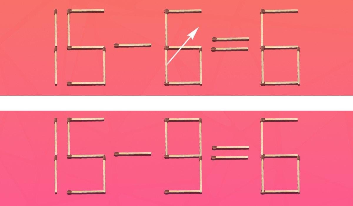 Trebate pomaknuti samo jednu šibicu da bi jednadžba bila točna: izazovna zagonetka