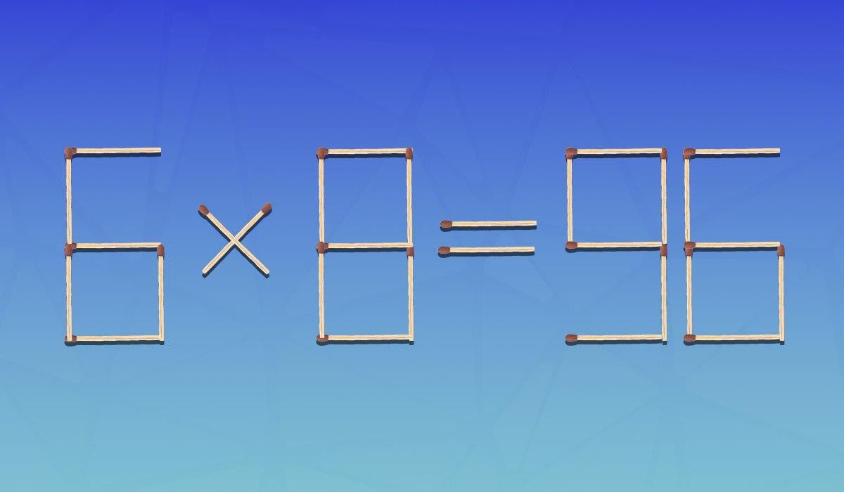 Brzi IQ test: morate ukloniti dva podudaranja da bi jednakost bila točna