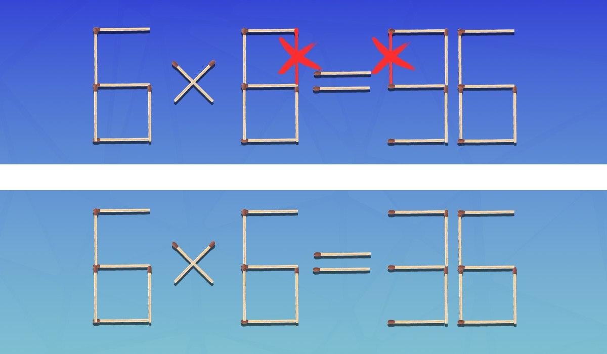 Brzi IQ test: morate ukloniti dva podudaranja da bi jednakost bila točna