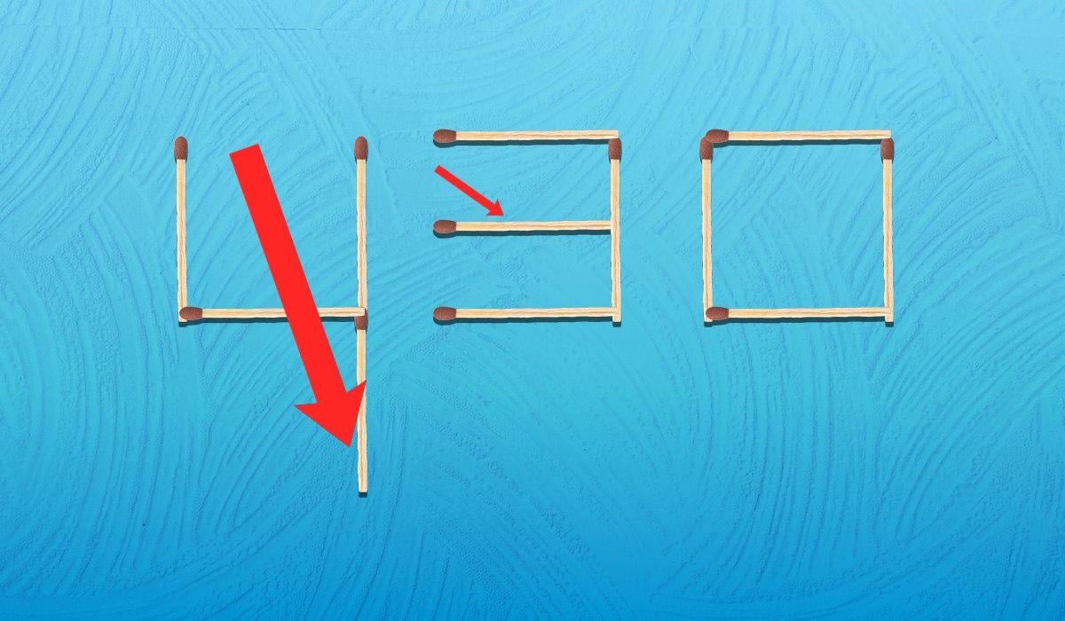 Trebate pomaknuti samo 2 šibice da pokažete vrijeme - pola šest: težak IQ test