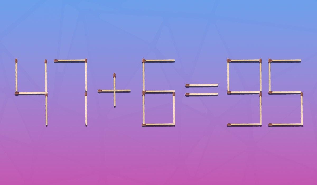 Koje podudaranje treba presložiti da bi jednakost bila točna: zagonetka za genijalce