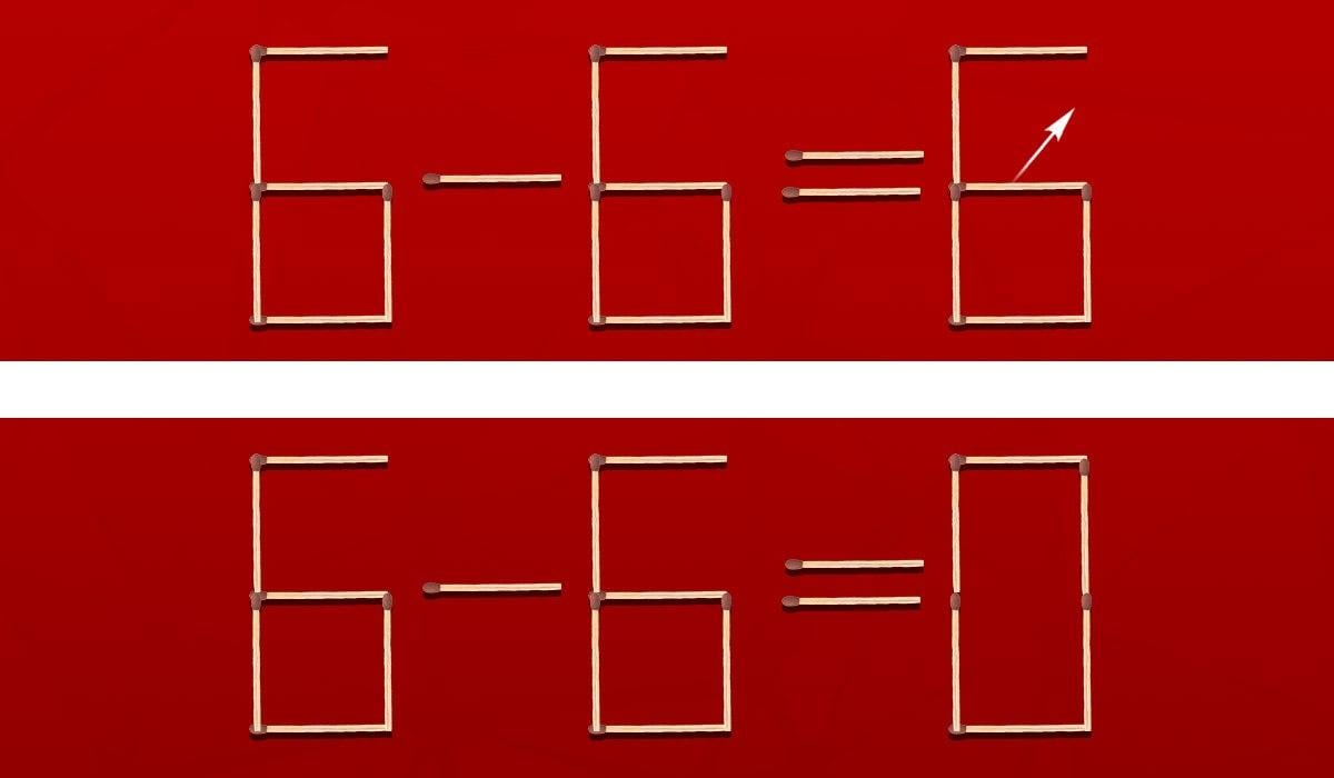 Samo trebate povući jednu šibicu i jednakost će biti točna: brzi IQ test