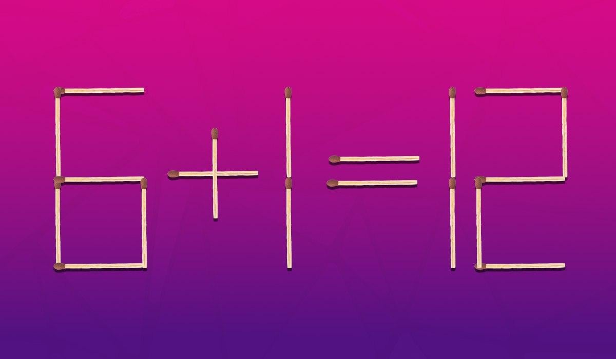 Potrebno je ispraviti pogrešku pomicanjem samo jedne šibice: IQ test