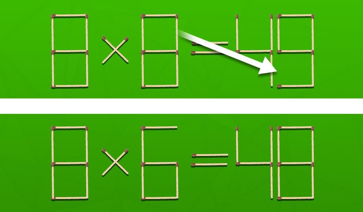 Izazov za mozak: morate pomaknuti jednu šibicu da biste ispravili pogrešku