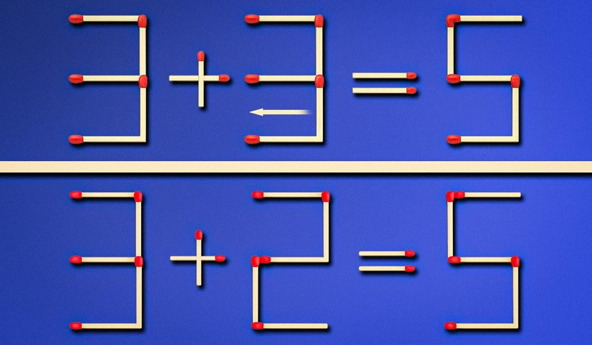 Morate okrenuti jednu šibicu da ispravite grešku: brzi IQ test