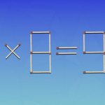 Brzi IQ test: morate ukloniti dva podudaranja da bi jednakost