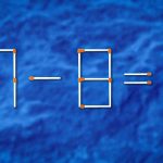 Koju šibicu treba povući da bi jednakost bila točna: teška