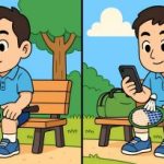 Super IQ test: pronađite 3 razlike na slici dječaka u parku za 19 sekundi Super IQ test: pronađite 3 razlike na slici dječaka u